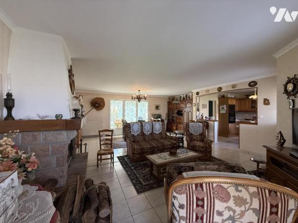 EXCLUSIVITE - SAINT VINCENT SUR JARD- Plain Pied de 135m2+véranda+dépendances- terrain 1258m2