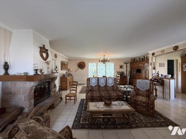 EXCLUSIVITE - SAINT VINCENT SUR JARD- Plain Pied de 135m2+véranda+dépendances- terrain 1258m2