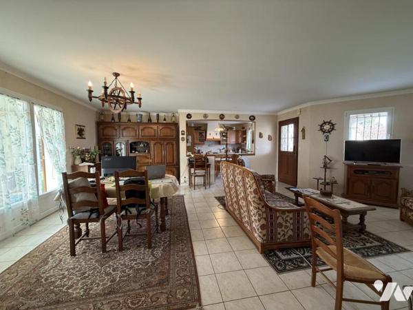 EXCLUSIVITE - SAINT VINCENT SUR JARD- Plain Pied de 135m2+véranda+dépendances- terrain 1258m2