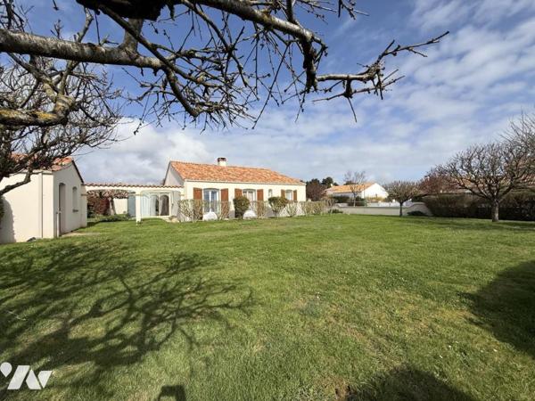 EXCLUSIVITE - SAINT VINCENT SUR JARD- Plain Pied de 135m2+véranda+dépendances- terrain 1258m2