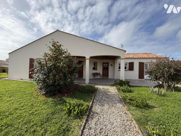 EXCLUSIVITE - SAINT VINCENT SUR JARD- Plain Pied de 135m2+véranda+dépendances- terrain 1258m2