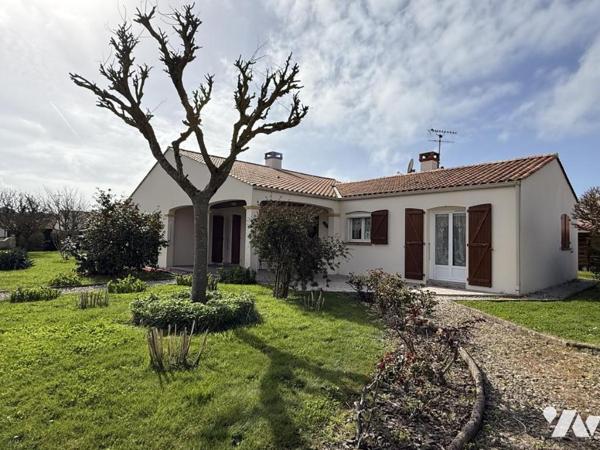EXCLUSIVITE - SAINT VINCENT SUR JARD- Plain Pied de 135m2+véranda+dépendances- terrain 1258m2