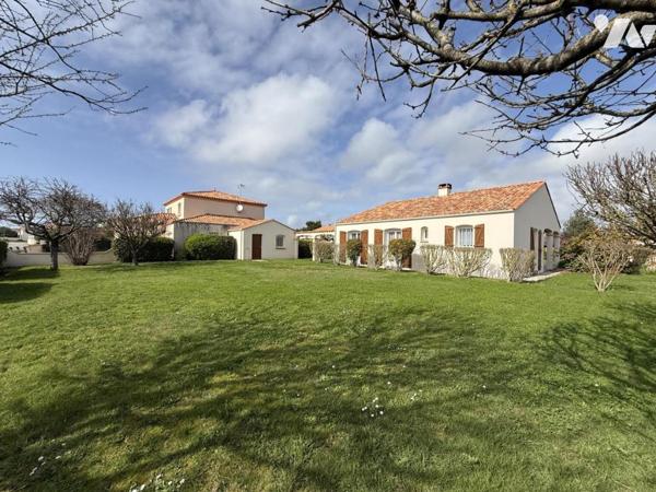 EXCLUSIVITE - SAINT VINCENT SUR JARD- Plain Pied de 135m2+véranda+dépendances- terrain 1258m2