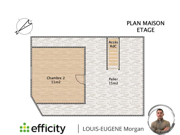 Maison 3 pièces - 67 m² Exclusivité efficity