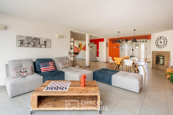 Maison moderne de plain-pied à l’entrée du Golfe du Morbihan