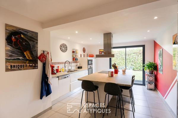 Maison moderne de plain-pied à l’entrée du Golfe du Morbihan