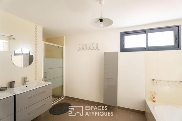 Maison moderne de plain-pied à l’entrée du Golfe du Morbihan