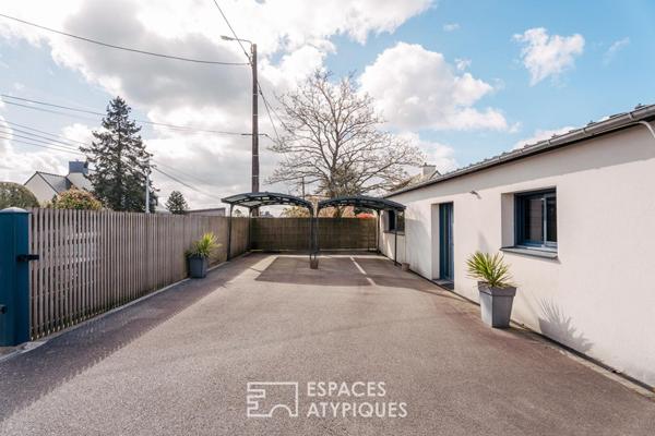 Maison moderne de plain-pied à l’entrée du Golfe du Morbihan