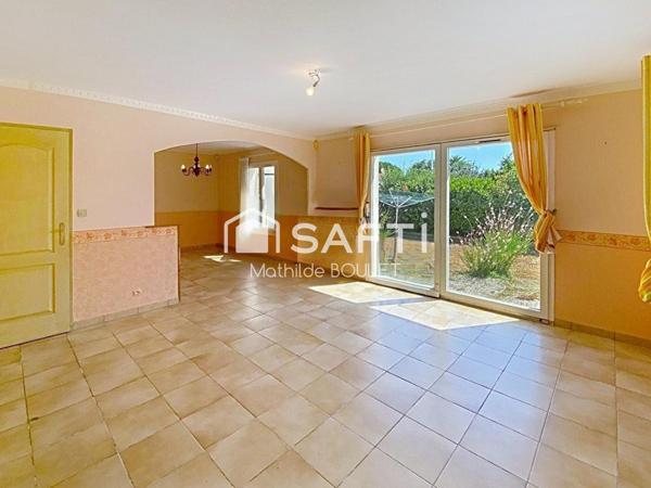 Pavillon de plain-pied avec 2 chambres et garage