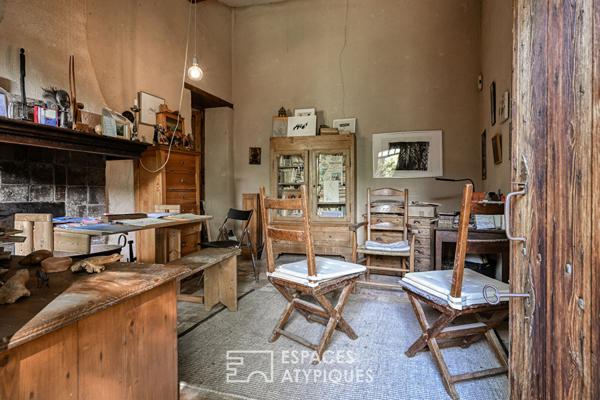 Bastide du XVII au coeur du Luberon avec atelier et potentiel d’aménagement