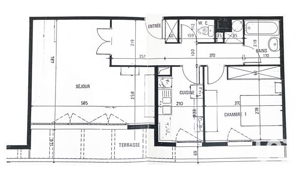Apartment for sale 3 rooms 59 m² Puteaux