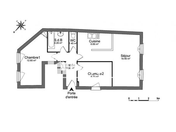 Location Appartement 3 pièces 57.3 m² - 111 RUE LAFAYETTE Vienne 38200