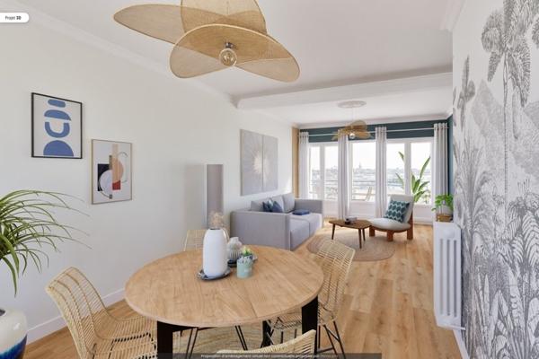 Appartement à vendre |  Bordeaux |  3 pièces | 62 m²