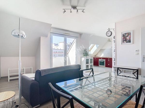 Nantes - Tortière - T2 de 53.19m2 meublé vue sur l'Erdre