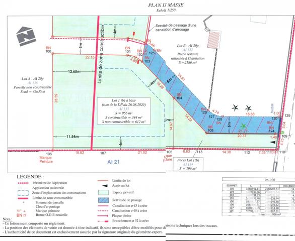 Terrain à vendre 956 m² Vinça
