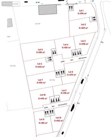 Terrain à Batir à vendre à Elven dans le Morbihan (56250), ref : 125b