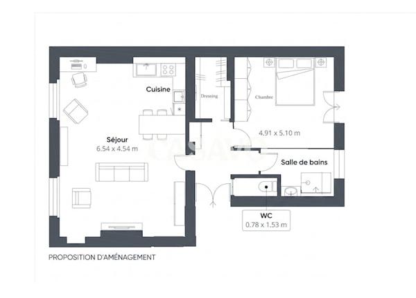 Vente Appartement 3 pièces de 55m² - 75010 Paris