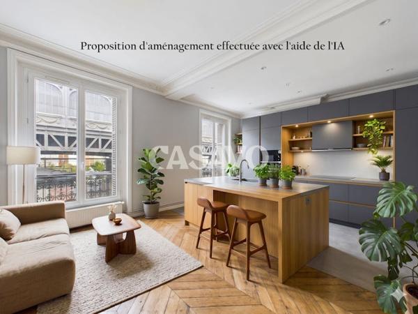 Vente Appartement 3 pièces de 55m² - 75010 Paris