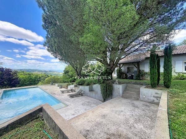 MAISON VIENNE TUPINIERES – 135m² – PARCELLE 2180m² – VUE SUR LA VALLEE