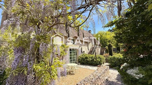 Ensemble du domaine: Maison, annexe, terrain et étang