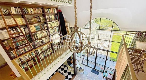 Ensemble du domaine: Maison, annexe, terrain et étang