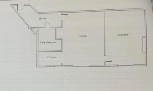 T2 meublé proche mairie de Clichy