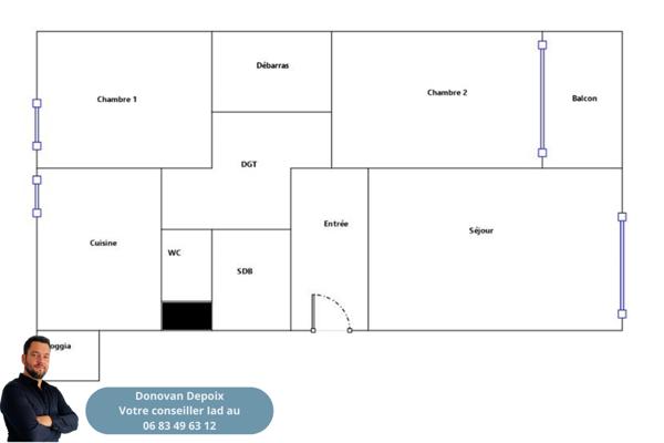 Appartement à vendre 3 pièces 66 m² Valence