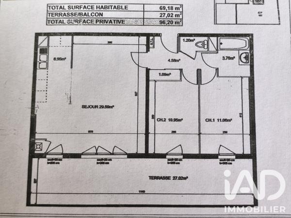 Appartement à vendre 3 pièces 69,16 m² Le Havre