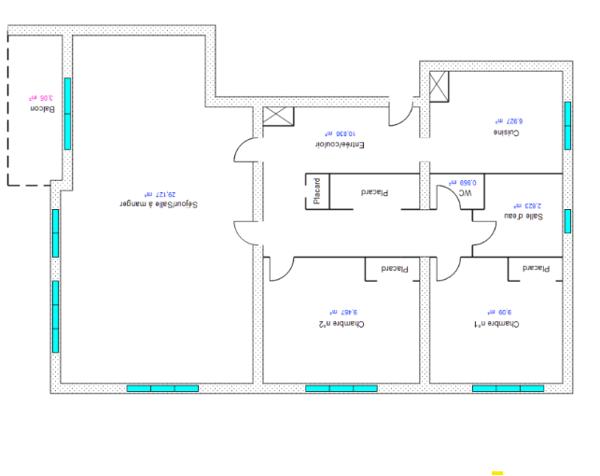 Appartement 69 m² à Tarbes 65000