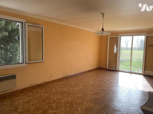 Maison plain pied 4 chambres campagne Arlésienne