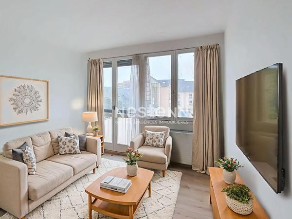 Appartement hypercentre Dreux avec cave et place de parking, idéal investissement locatif, faibles charges T1BIS vendu loué