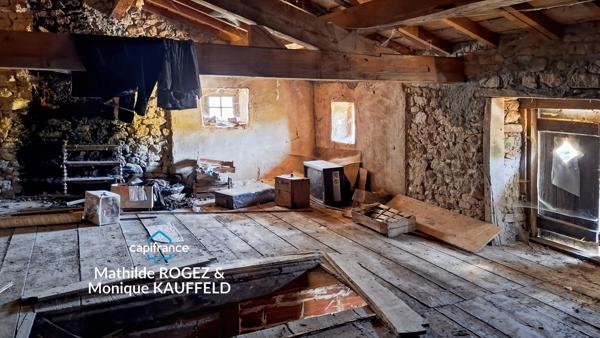 Maison à rénover avec grange en pierre, source et 7 000 m² de terrain - Saint Gervais Sous Meymont (63)
