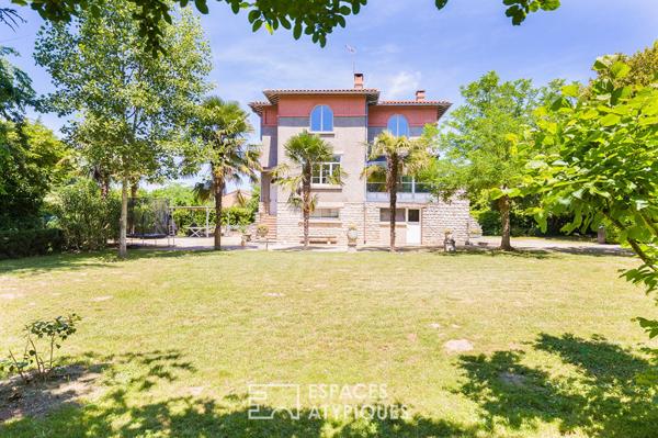 Maison années 30 rénovée et son jardin boisé à Montauban