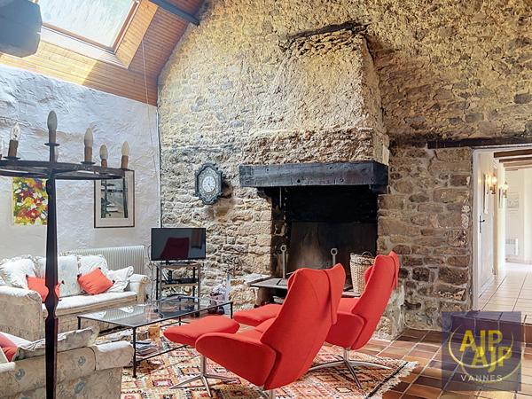 Maison à vendre Plescop - 7 pièces, 183m² avec 4 chambre(s) à 499 999€ - AJP Immobilier Vannes