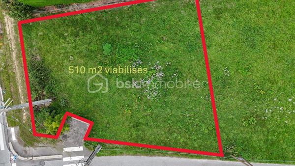 Terrain de 510 m²