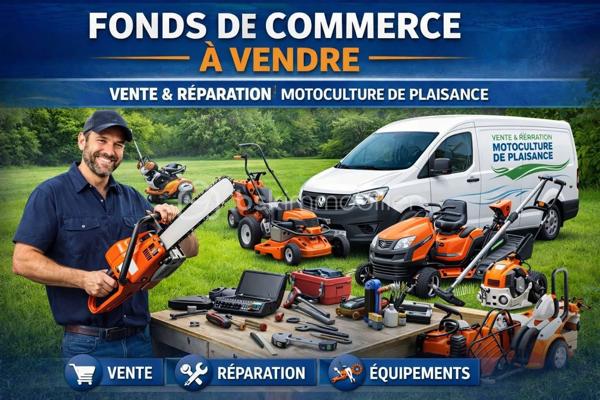 Alpes-de-Haute-Provence (village, localisation confidentielle)
Très belle opportunité d’acquérir une affaire saine et en plein essor, tenue depuis 25 ans. Activité tendance avec un potentiel de développement important, local de 110 m², parfaitement positionnée pour capter une demande croissante.

- Emplacement premium en bordure d’un axe routier très fréquenté (environ 7 000 véhicules/jour).
- Zone de chalandise large avec zéro concurrent direct sur le secteur.
- Notoriété et clientèle fidélisée construites sur 25 ans.
- Marché porteur (équipements de loisirs, besoins réguliers en SAV…).
- Potentiel de croissance significatif.
- Loyer très attractif, seulement 484 €

Activité actuelle :
- Vente de matériel de motoculture de plaisance (tondeuses, débroussailleuses, tronçonneuses, souffleurs, etc.).
- Atelier de réparation et service après-vente multi-marques.
- Pièces détachées et consommables.

Pistes de développement :
- Location courte durée de matériels.
- E-commerce / click & collect et présence digitale renforcée.
- Contrats d’entretien et offres de maintenance saisonnières.
- Partenariats locaux (paysagistes, syndics, collectivités).
- Gammes complémentaires (batterie, robot, équipements éco-responsables).

Profil d’acquéreur
- Idéal pour artisan/technicien, couple en reconversion, ou acteur du secteur souhaitant s’implanter sur une zone exclusive.

Modalité de vente :
- Prix : 65 000 €.
- Accompagnement à la reprise envisageable pour une transmission sereine.
- Dossier complet partagé dans un cadre confidentiel.

Pour plus d'informations, contactez-moi dès maintenant, je serai ravi de répondre à toutes vos questions et de vous accompagner dans votre projet.