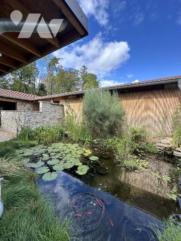 Maison individuelle avec bassin à poissons, un atelier, un garage, 4 chambres 505M² de terrain