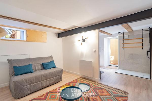 Propriété alsacienne réinterprétée avec piscine et vue