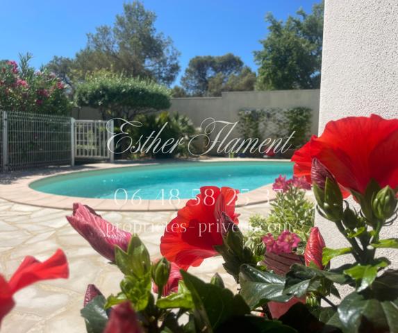 MAISON familiale 3 ch avec salle d'eau et piscine au calme