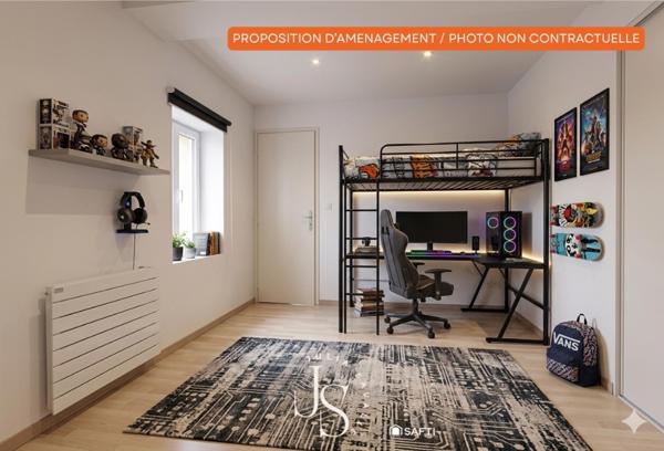 Maison de 140 m2 rénovée au centre de Lillebonne, clé en main