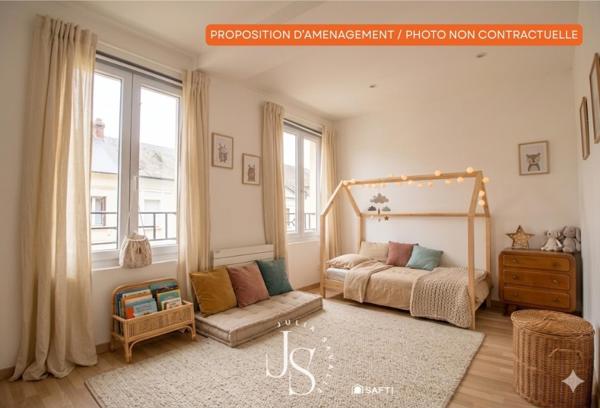 Maison de 140 m2 rénovée au centre de Lillebonne, clé en main