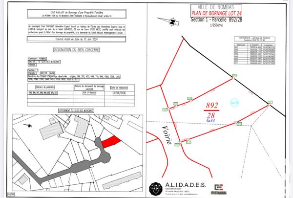 Terrain à vendre 434 m² Rombas