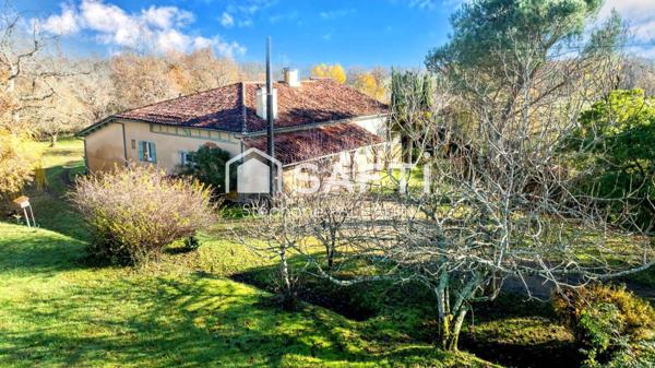 Maison Pierre/Colombage Traditionnelle avec dépendance sur Grand terrain