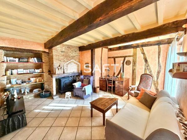 Maison Pierre/Colombage Traditionnelle avec dépendance sur Grand terrain