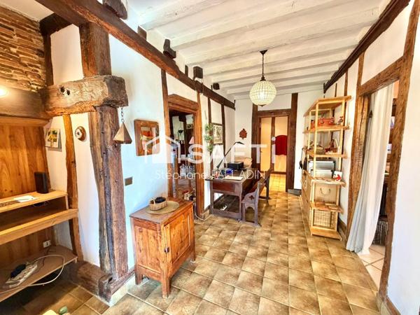 Maison Pierre/Colombage Traditionnelle avec dépendance sur Grand terrain