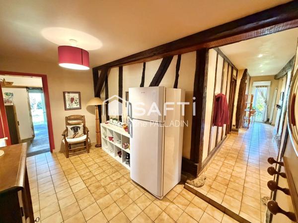 Maison Pierre/Colombage Traditionnelle avec dépendance sur Grand terrain