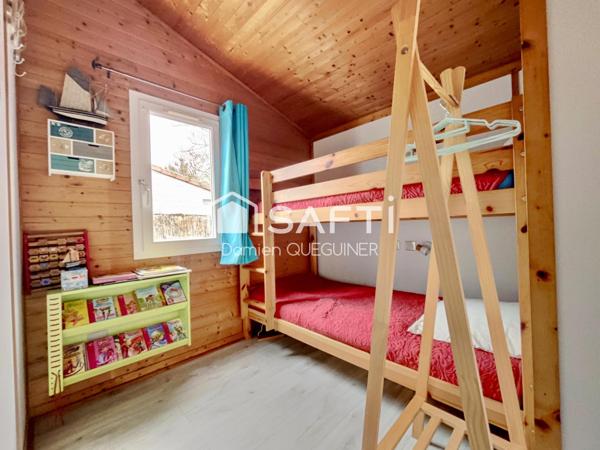 Chalet rénové avec extension possible, terrain privatif