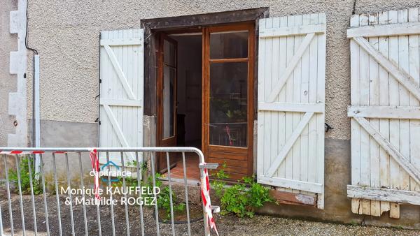 Maison de bourg à vendre 3 pieces avec jardin