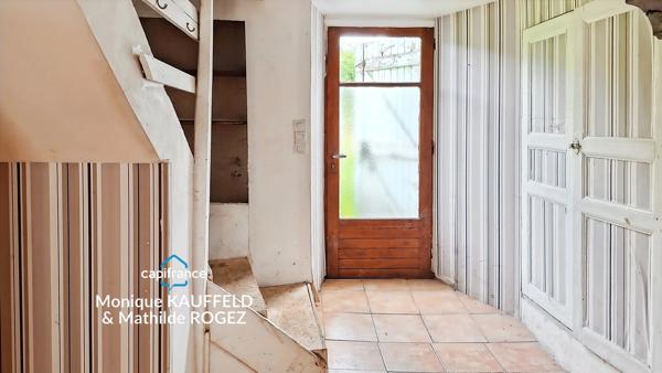 Maison de bourg à vendre 3 pieces avec jardin