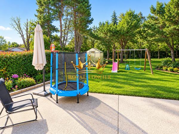 Plain-pied 3 chambres avec vue sur le jardin